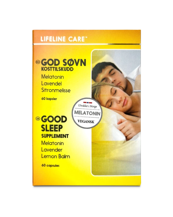 Lifeline Care sitt kosttilskudd for god søvn